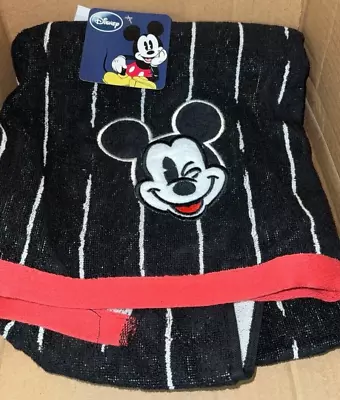 Disney MICKEY MOUSE STRIPE BATH TOWEL NEW • $19.96