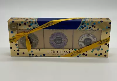 L'Occitane En Provence Soap Trio Verbena Lavender Milk Bar Soap Trio New In Box! • $24