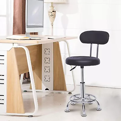 Hydraulic Garage Work Chair Leather Work Shop Stool Bench Height-Adjustable • $58.90