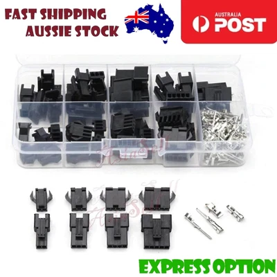$23.16 • Buy 5 Pairs 2.54mm Connector 2/3/4/5/6/7/8/9/10/11/12 Pin Cable Plug Male Female