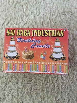Rare Sai Baba Industrias Vintage Birthday Candle From Mumbai Kids Mickey Mouse • $19.99