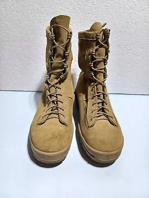 McRae Mens GoreTex Vibram Desert Coyote Tan Army Combat Military Boots Size 8 W • $69.99