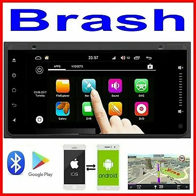 For TOYOTA KLUGER 2003-2006  GPS WIRELESS CARPLAY ANDROID AUTO ODB DAB+ TPMS DVR • $441.75