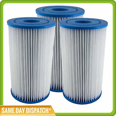 3 X INTEX TYPE A / KRYSTAL CLEAR POOL CARTRIDGE FILTER ELEMENT • $39