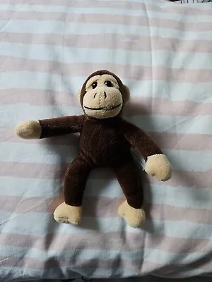 Deagostini My Animal Kingdom Monkey Plush Soft Toy. Brown. 6 . Beanie. • £4.99