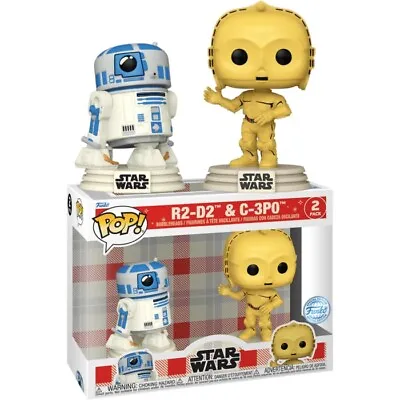 POP Star Wars Disney 100th R2-D2 & C-3PO Retro Reimagined • $56.49