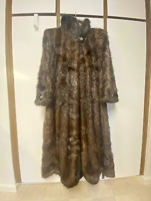 Nutria Fur Coat Brown - M/L • $150