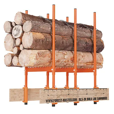 Forest Master | Bulk Log Sawhorse BLS-3H | Multi-Wood Holder For Chainsaw • £34.95