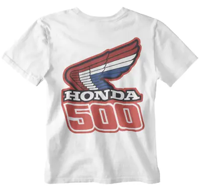 Honda 500 T-shirt Bike Biker Fast Speed Cafe Racer Oil Wings Japan Motor Fast  • £6.99