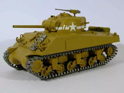 For Minichamps WWII Sherman M4A3 Tunesia Medium Tank 1/35 Tank Pre-built Model • $357.67