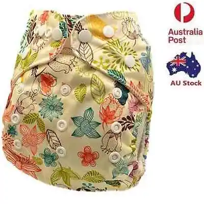 Reusable Modern Cloth Nappies Baby Girls Waterproof MCN Pocket Nappy Diaper D63 • $9.99