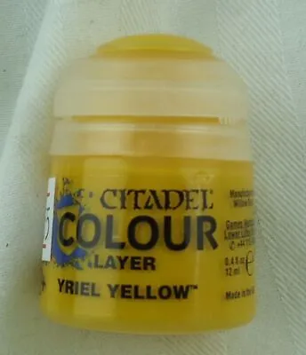 Citadel Layer Yriel Yellow Acrylic Paint By Games Workshop GAW22-01 • £3.68