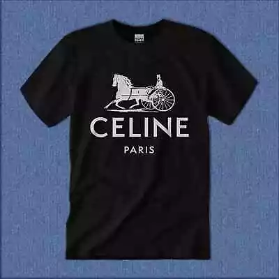 SALE!! Celin Paris Logo Unisex T-Shirt Printed Fanmade Size S-5XL Multi Color • $20.99