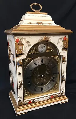 Stunning Musical Elliott London Gerrard Chinoiserie Three Train Clock Lacquered • $3168.31