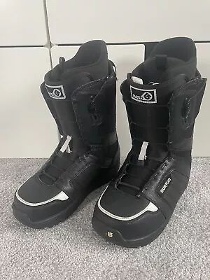 Burton Moto Snowboarding Boots Black UK 8/ EU 42 Imprint 1 Speedzone Laces • £64.99