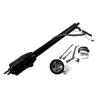 28  Universal Steering Column Tilt Automatic No Key W/ 9 Holes Adapter Black GM • $163.12