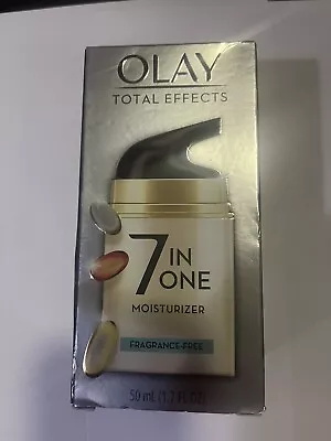 Olay Total Effects 7-in-1 Fragrance Free Moisturizer 1.7 Oz - NEW IN BOX • $12.99