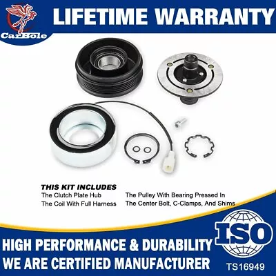 AIR CONDITIONING AC COMPRESSOR Clutch REPAIR KIT Front For MAZDA 3 &5 04-09 2.0L • $43.59