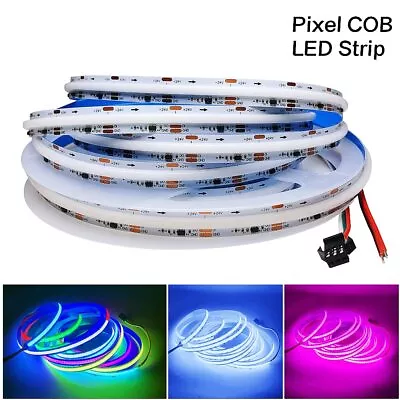 WS2811 COB LED Strip Pixel Addressable RGB Full Dream Color DC12V 24V Flexible • $29.99