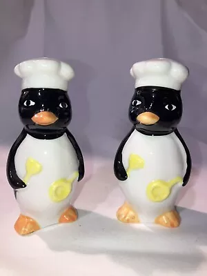 Vintage Penguin Chef Salt & Pepper Shakers  • $9.99