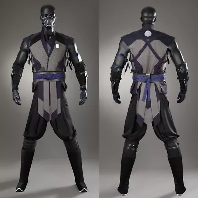 Smoke Costume Mortal Kombat 1 Cosplay Suit Outfit • $290.89