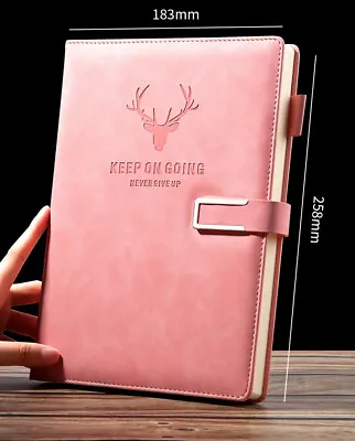 £9.82 • Buy A5 Hardback Lined Notepad Extra-thick Notebook Journal Diary Daily Office Work