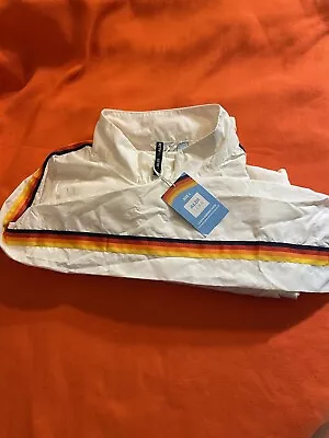 ALDI 2024 Gear White  Windbreaker Size Large NEW MARCH 2024 • $19.99