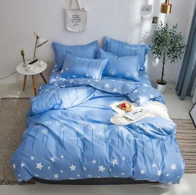 3D Dandelion Star ZHUB2203 Bed Pillowcases Quilt Duvet Cover Queen King Zoe • £83.99