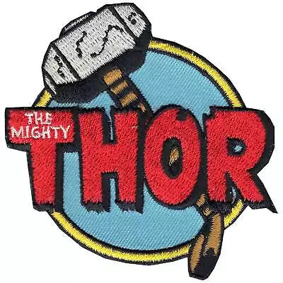 Official Marvel Comics Avengers Thor The Mighty Iron On Embroidered Patch • $13.99