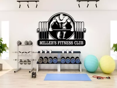Personalized Gym Metal Signs Custom Powerlifting Sport Wall Decor Gymers Gifts • $119.95