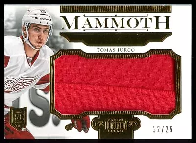 2013-14 Panini Dominion Mammoth Jersey PATCH Gold Tomas Jurco /25 Rookie RC • $7.99