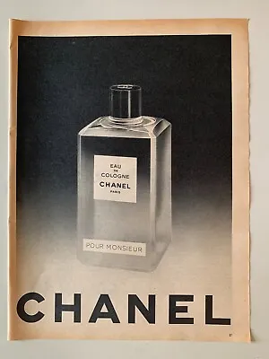 Advertising 50 Years - Chanel - Eau De Cologne For Gentlemen • £3.09