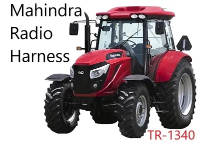 Mahindra Tractor Radio Wire Harness CD Tape Player In Dash Stereo Tape • $19.99