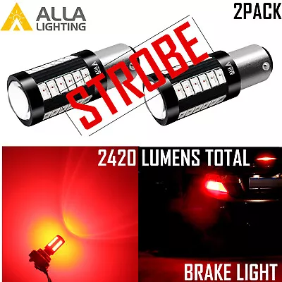 1156 LEGAL 4-TIME FAST STROBE Brake Light Bulb|Center High Mount Stop Light Bulb • $19.98