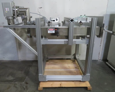 $10000 • Buy C185540 Huntington Rectangular Vacuum Chamber, VAT 64244-PE52 Gate Valve + PM-5