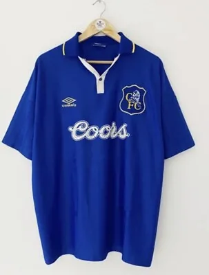 £28 • Buy Chelsea  Soccer Jersey Classic  Home Shirt 1995-1997 Medium