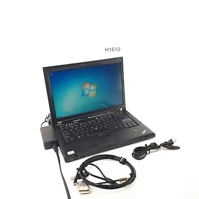 Lenovo Thinkpad T400 14.1  Laptop Core 2 Duo T9600 4GB 320GB Win 7 BT WiFi H1610 • $68.96