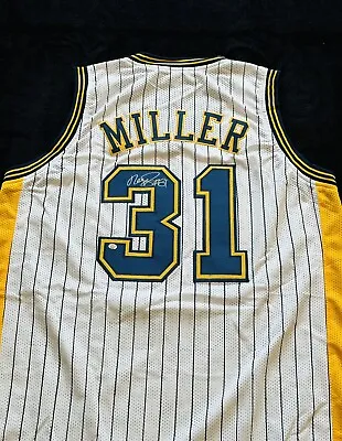 Reggie Miller Signed Indiana Pacers Basketball Jersey With COA • $269