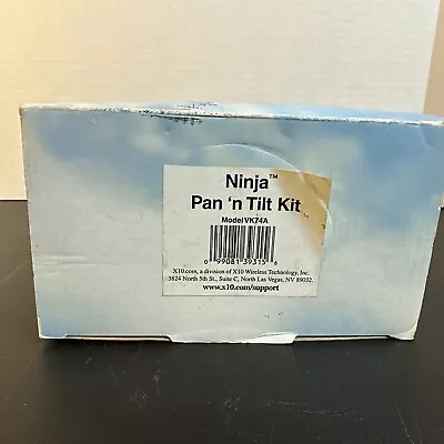 NEW! X10.Com.Inc. Ninja Pan 'n' Tilt Kit VK74A • $28.90