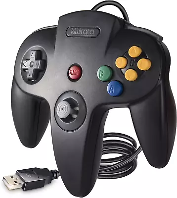 Classic N64 USB Controller Retro N64 Bit USB Wired PC Game Controller Gamepad J • $29.17