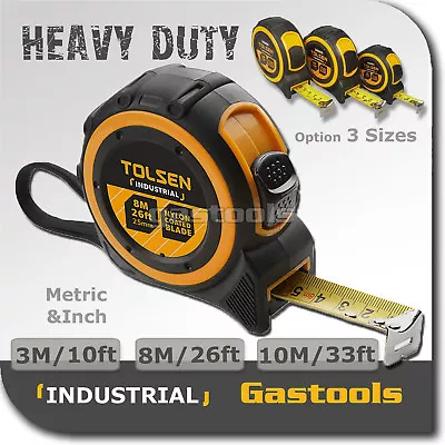 Tape Measure Metric 3m 8m 10m X 25mm Industrial  • $28.95