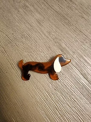 Lea Stein Dachshund Broach • $30