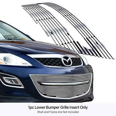 Fits 2010-2012 Mazda CX-9 Lower Bumper Stainless Chrome Billet Grille Insert • $64.99