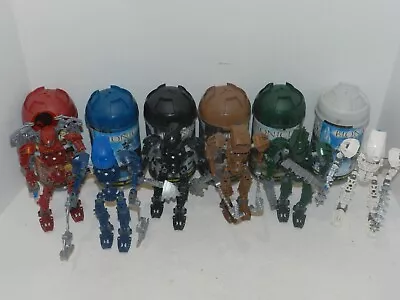 2004 Lego Bionicle TOA METRU NUI (8601- 8606) Complete With Canisters CIB • $239.91