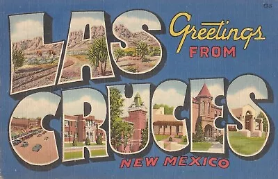 LARGE LETTER - Las Cruces NEW MEXICO - 1953 • $8.50