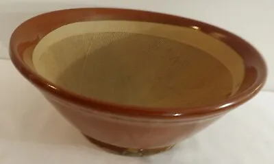 Japanese 7 D Ceramic Brown Suribachi Mortar Food Preparation Bowl Made In Japan • $8.50