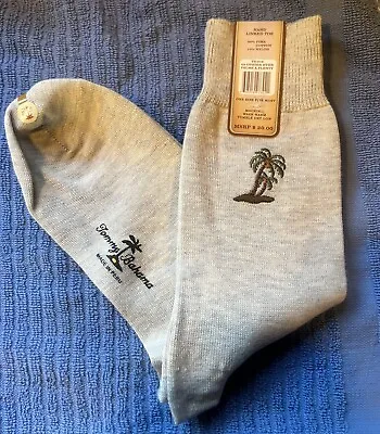 Tommy Bahama Men's Hard To Find Classic Palm Tree Design NWT Socks! See Pics • $10.99