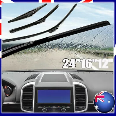 3pcs Front Rear Windscreen Wiper Blades For Nissan Dualis +2 J10 JJ10 06-13 AUS • $15.69