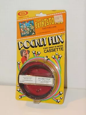 Vintage 1978 Ideal Pocket Flix The Flintstones And The Lion New On Bubble Card • $9.99