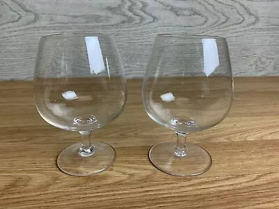 Pair Of Balloon Cognac Snifter Glasses 4.5  Tall  • $39.46